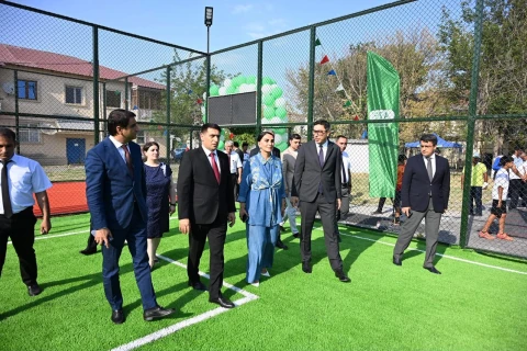 Daha üç şəhərdə “Sağlam məhəllə” istifadəyə verildi - FOTO