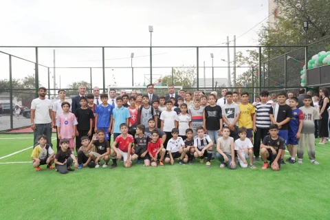 Zərdab, Ucar və Kürdəmirdə yeni “Sağlam məhəllə” idman zonaları istifadəyə verilib - FOTO