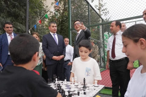 Zərdab, Ucar və Kürdəmirdə yeni “Sağlam məhəllə” idman zonaları istifadəyə verilib - FOTO