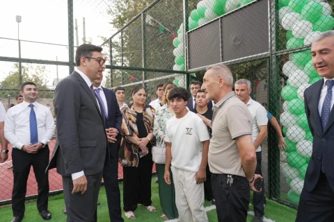 Zərdab, Ucar və Kürdəmirdə yeni “Sağlam məhəllə” idman zonaları istifadəyə verilib - FOTO