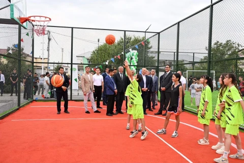 Zərdab, Ucar və Kürdəmirdə yeni “Sağlam məhəllə” idman zonaları istifadəyə verilib - FOTO