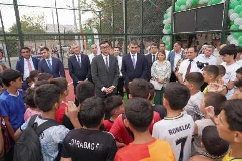 Zərdab, Ucar və Kürdəmirdə yeni “Sağlam məhəllə” idman zonaları istifadəyə verilib - FOTO