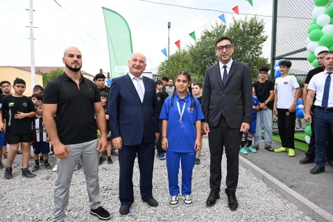 Zərdab, Ucar və Kürdəmirdə yeni “Sağlam məhəllə” idman zonaları istifadəyə verilib - FOTO