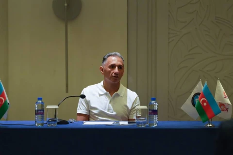 Rəşad Nəbiyev cüdo millisi ilə görüşüb - FOTO