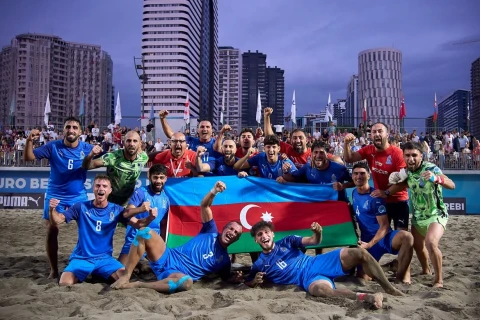Çimərlik futbolu millimiz Qazaxıstanla üz-üzə gələcək