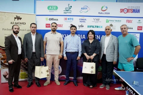 Media nümayəndələri arasında “Baku Media Open” stolüstü tennis turniri keçirilib