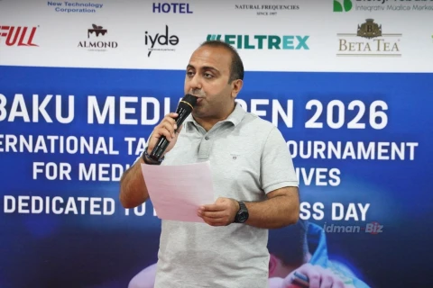 Media nümayəndələri arasında “Baku Media Open” stolüstü tennis turniri keçirilib