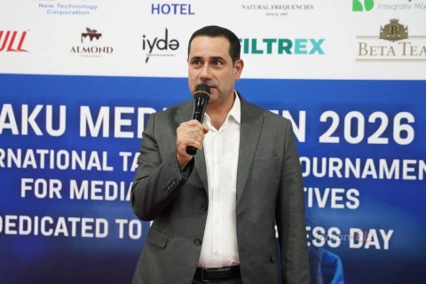 Media nümayəndələri arasında “Baku Media Open” stolüstü tennis turniri keçirilib