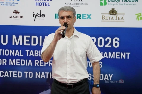 Media nümayəndələri arasında “Baku Media Open” stolüstü tennis turniri keçirilib