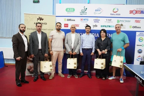 Media nümayəndələri arasında “Baku Media Open” stolüstü tennis turniri keçirilib