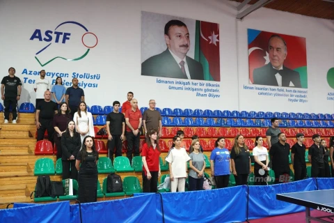Media nümayəndələri arasında “Baku Media Open” stolüstü tennis turniri keçirilib