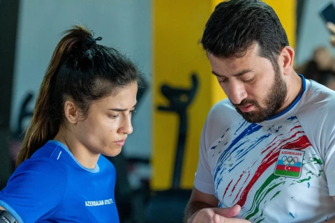 Qadın cüdo millisi Şamaxıda dünya çempionatına hazırlaşır - FOTO
