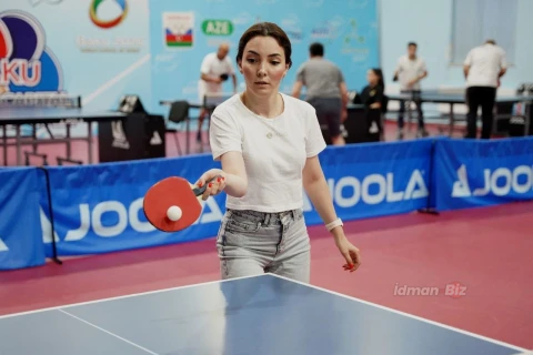 Media nümayəndələri arasında “Baku Media Open” stolüstü tennis turniri keçirilib