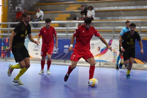 Azərbaycanın futzal komandası Avropa Universitet Oyunlarının yarımfinalına yüksəlib - FOTO