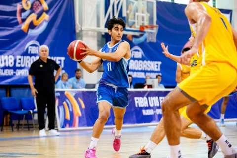 U-18 basketbol millimiz Avropa çempionatının B divizionunda ilk qrup qələbəsini qazanıb - YENİLƏNİB + FOTO