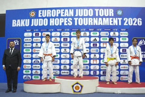 European Judo Hopes Tournament gets underway in Baku