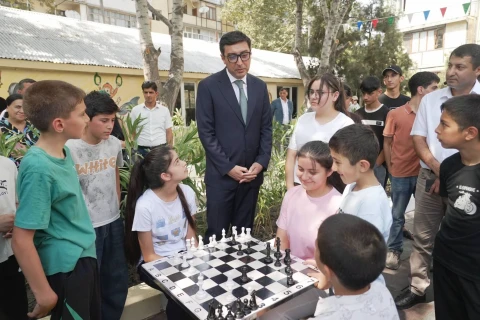 “Sağlam məhəllə” layihəsi çərçivəsində Ağdaşda idman zonası istifadəyə verilib - FOTO