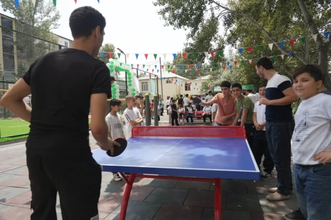 “Sağlam məhəllə” layihəsi çərçivəsində Ağdaşda idman zonası istifadəyə verilib - FOTO