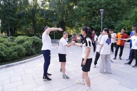 “Səhər idmanı” layihəsi Dədə Qorqud parkında davam edib - FOTO
