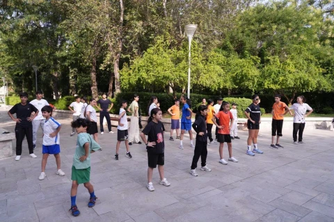 “Səhər idmanı” layihəsi Dədə Qorqud parkında davam edib - FOTO