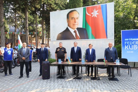 Qazaxda velosiped üzrə Federasiya Kuboku yarışları keçirilib - FOTO/VİDEO