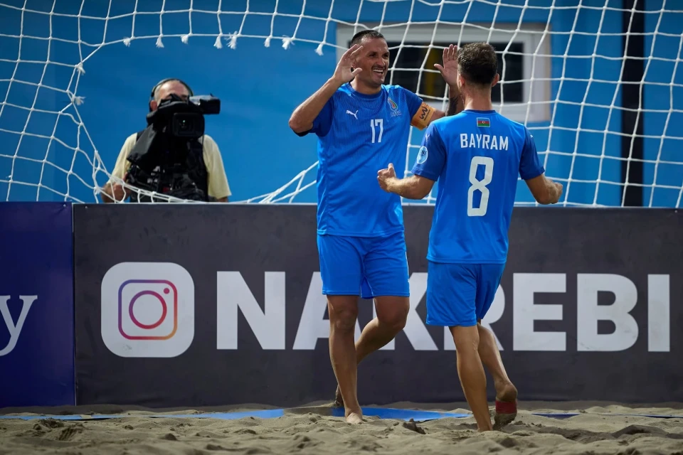 Çimərlik futbolu millimiz Qazaxıstana qalib gəlib