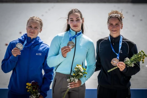 Tatyana Smilovenko Avropa çempionatında gümüş medal qazanıb - FOTO