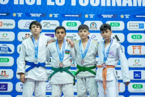 Avropa Cüdo Ümidləri Turnirində U-14-lərin mübarizəsi başa çatıb - FOTO