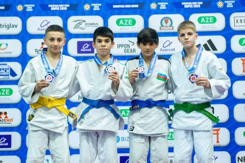 Avropa Cüdo Ümidləri Turnirində U-14-lərin mübarizəsi başa çatıb - FOTO