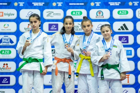 Avropa Cüdo Ümidləri Turnirində U-14-lərin mübarizəsi başa çatıb - FOTO