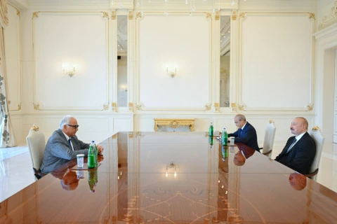 Ильхам Алиев принял президента Объединенного мира борьбы