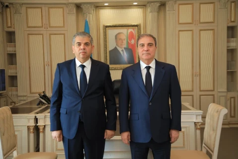 Gəncə İH başçısı “Kəpəz” PFK sədri ilə görüşüb