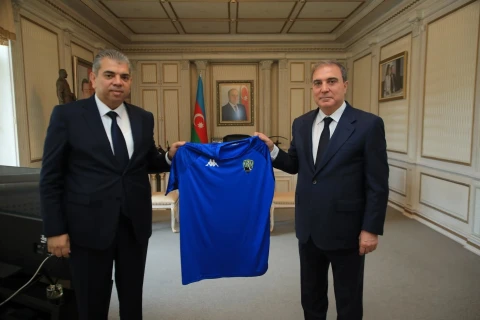 Gəncə İH başçısı “Kəpəz” PFK sədri ilə görüşüb