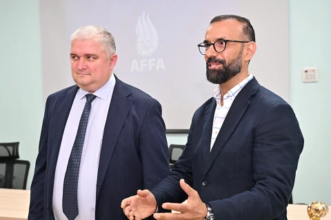 Генсек АФФА поздравил сборную Азербайджана по пляжному футболу - ФОТО