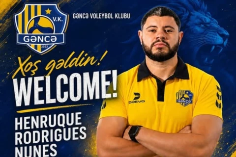 “Gəncə” voleybol klubu braziliyalı fiziki hazırlıq məşqçisi ilə müqavilə imzalayıb