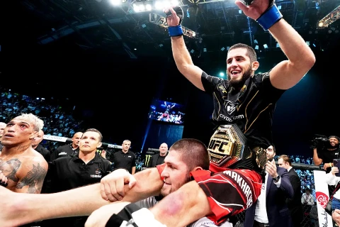 Легенда UFC выбрал между Махачевым и Хабибом