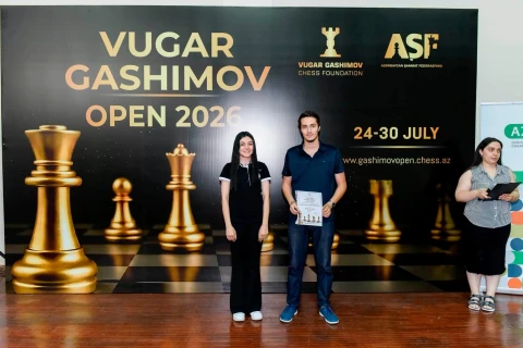 “Vugar Gashimov Open 2026” beynəlxalq şahmat turnirinin qalibləri məlum olub - FOTO