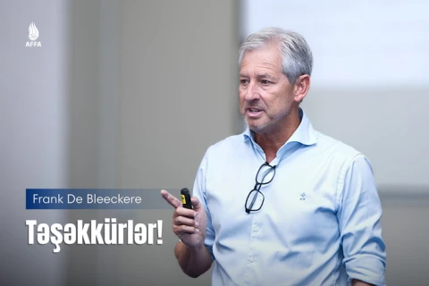 Frank De Blekere AFFA-dan ayrılaraq Serbiya Futbol Federasiyasına keçib