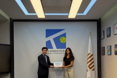 Tennis məşqçilərinə akkreditasiya sertifikatları təqdim olunub - FOTO