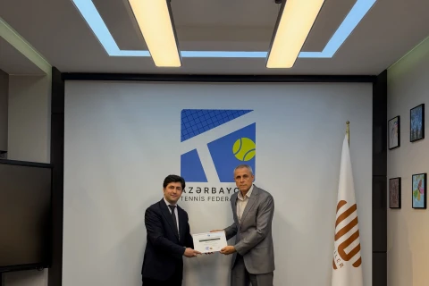 Tennis məşqçilərinə akkreditasiya sertifikatları təqdim olunub - FOTO