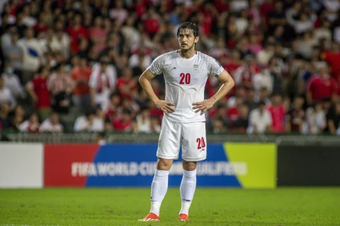 İran futbol millisinin hücumçusunun paylaşımı başına bəla olub