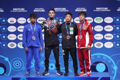 İbrahim Həsənov U-17 dünya çempionatında gümüş medal qazandı - YENİLƏNİB + FOTO