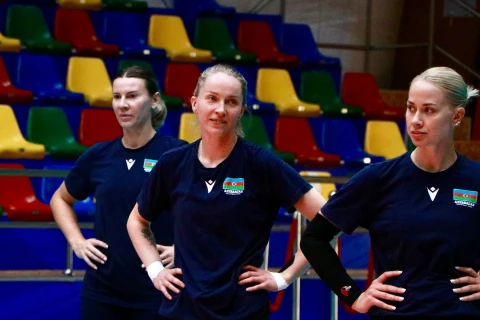 Azərbaycan millisi Avropa çempionatına Bakıda hazırlaşır - FOTO