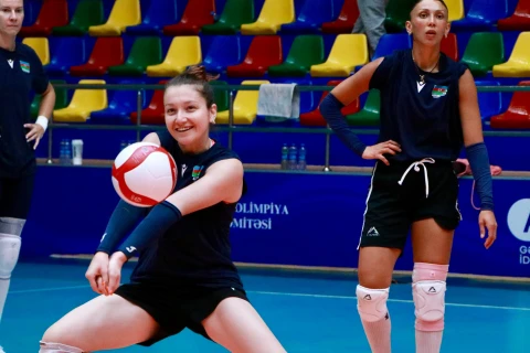 Azərbaycan millisi Avropa çempionatına Bakıda hazırlaşır - FOTO