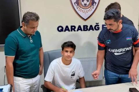 “Qarabağ” istedadlı pakistanlı futbolçunu transfer etdi - FOTO