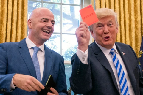 FIFA-dan İnfantino-Tramp əlaqəsi barədə təkzib edib