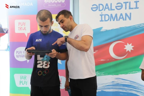 Bakıda güləş üzrə dünya çempionatında AMADA-nın maarifləndirmə proqramı keçirilib - FOTO