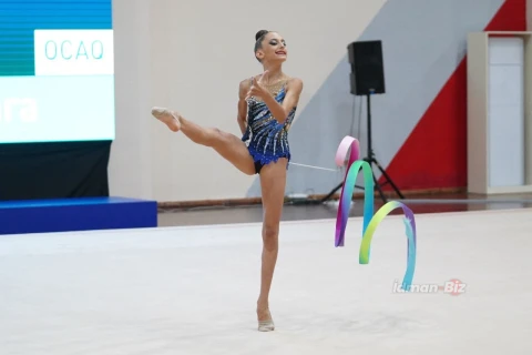 Bədii gimnastika üzrə ölkə çempionatında mükafatlandırılma mərasimi keçirilib - FOTO