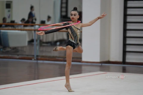 Bədii gimnastika üzrə ölkə çempionatında mükafatlandırılma mərasimi keçirilib - FOTO