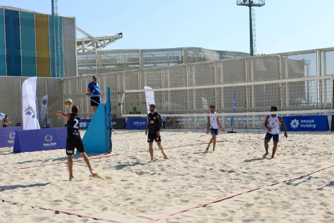 Çimərlik voleybolu üzrə klublararası ölkə çempionatı davam edir
